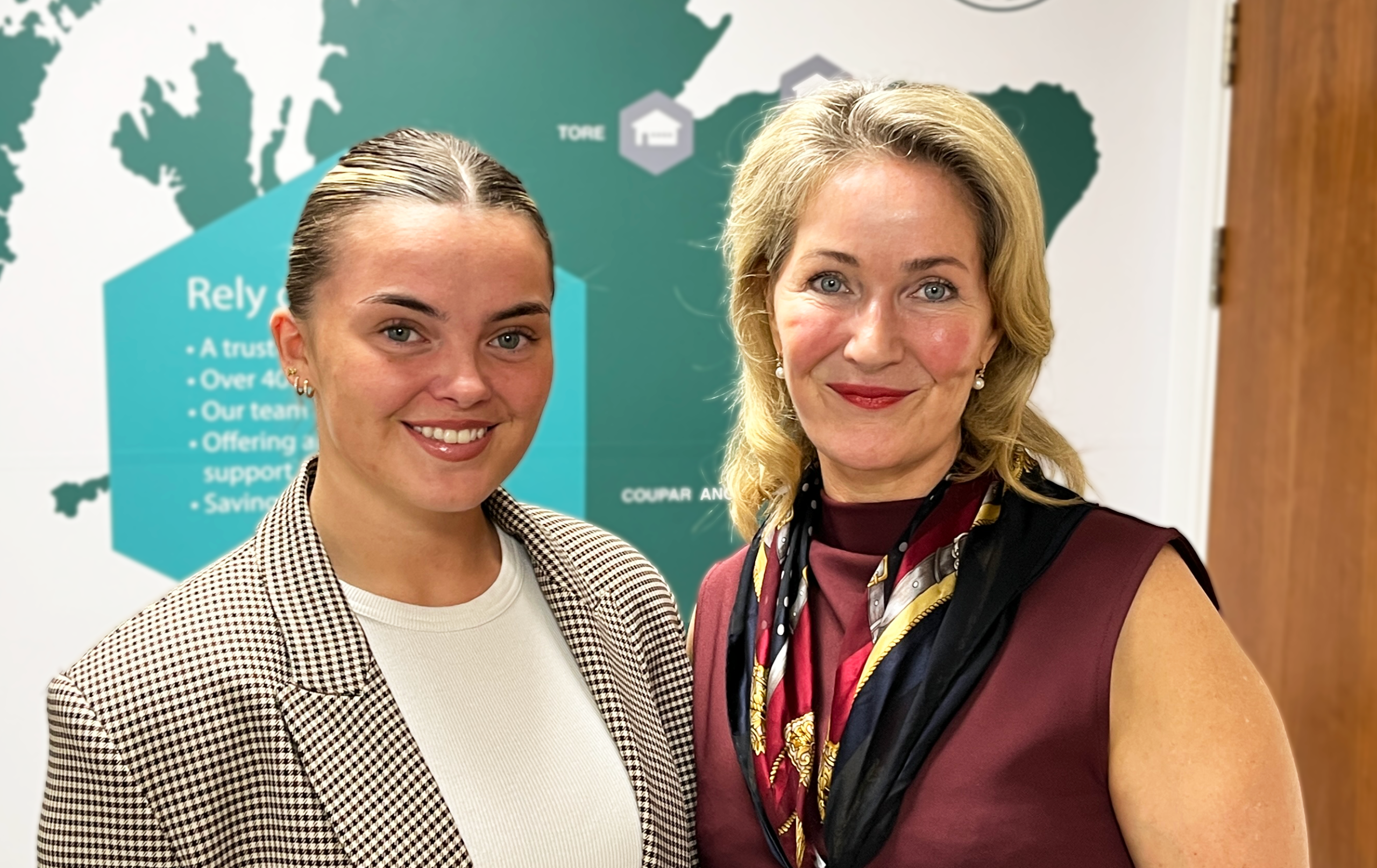 Lucy Simpson and Melanie Anderson