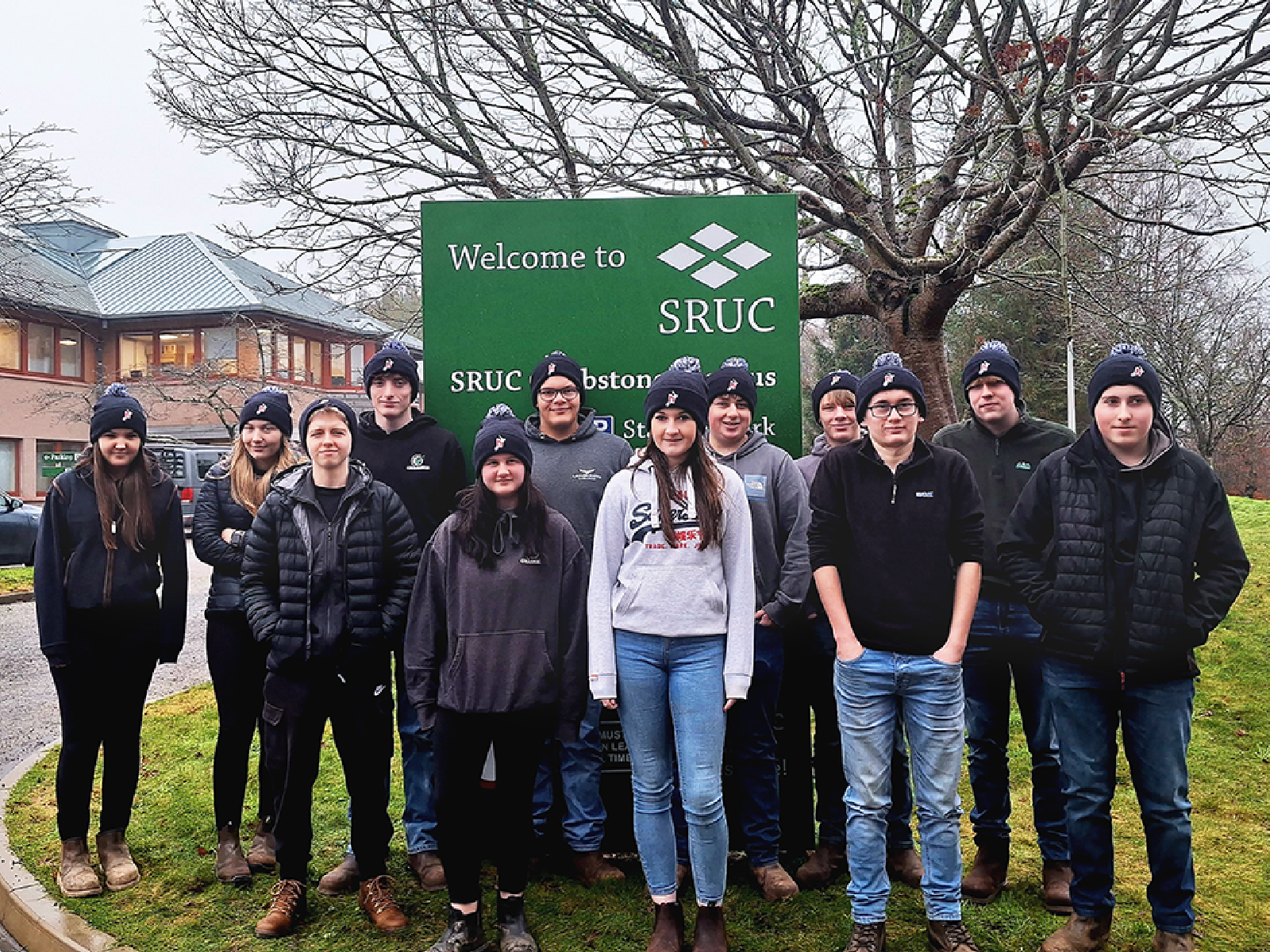 26-02-23 RLS winter pre-apps The new Land-based Pre-apprentices at SRUC for induction week