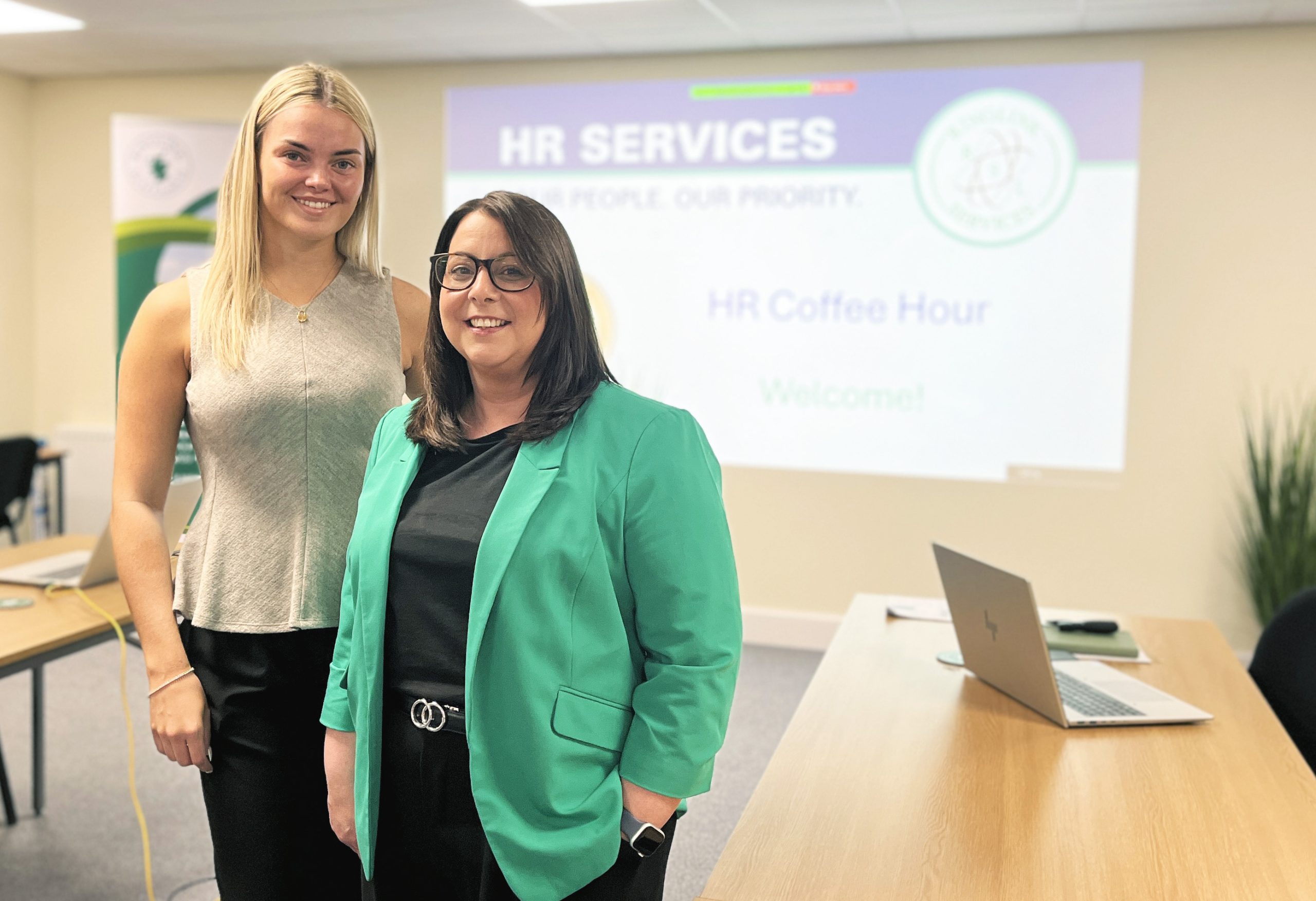 Faye Barron pictured at HR Coffee Hour